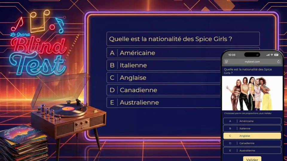 Blind test en soirée