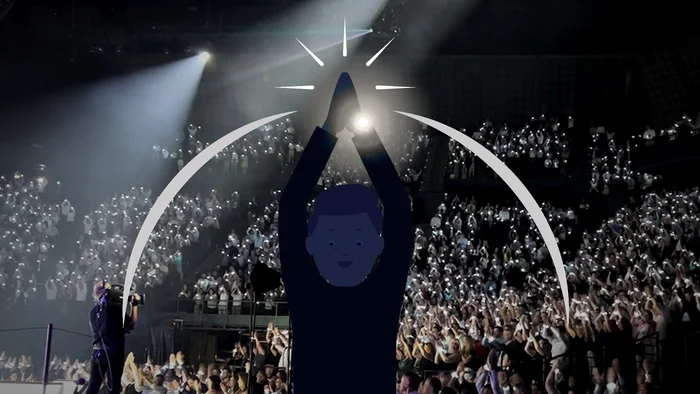 Clapping lumineux